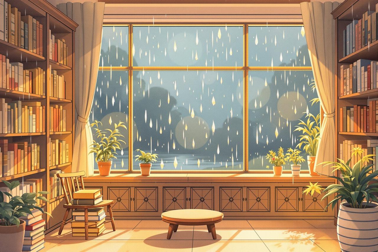 雨天的图书馆 - 免费漫剧网作品
